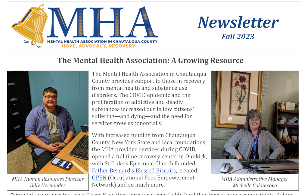 MHA Newsletter
