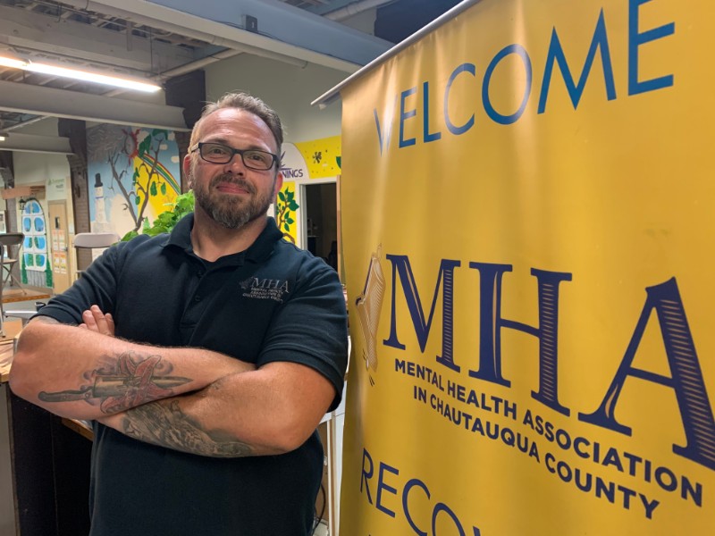 Certified Peer Specialist Sean Jones is leading an eight-week Art in Recovery class at the Mental Health Association in Chautauqua County on Wednesdays, 2-3 p.m., beginning September 9. Those interested should register by Friday, September 4.