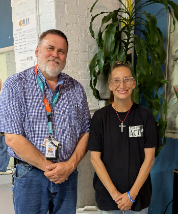Executive Director Michael Nordin welcomed Bonnie Weber of Be The Change You Want To See in Jamestown to the Mental Health Association in Chautauqua County’s Annual BBQ luncheon. Weber described the three new groups she is facilitating beginning August 3.