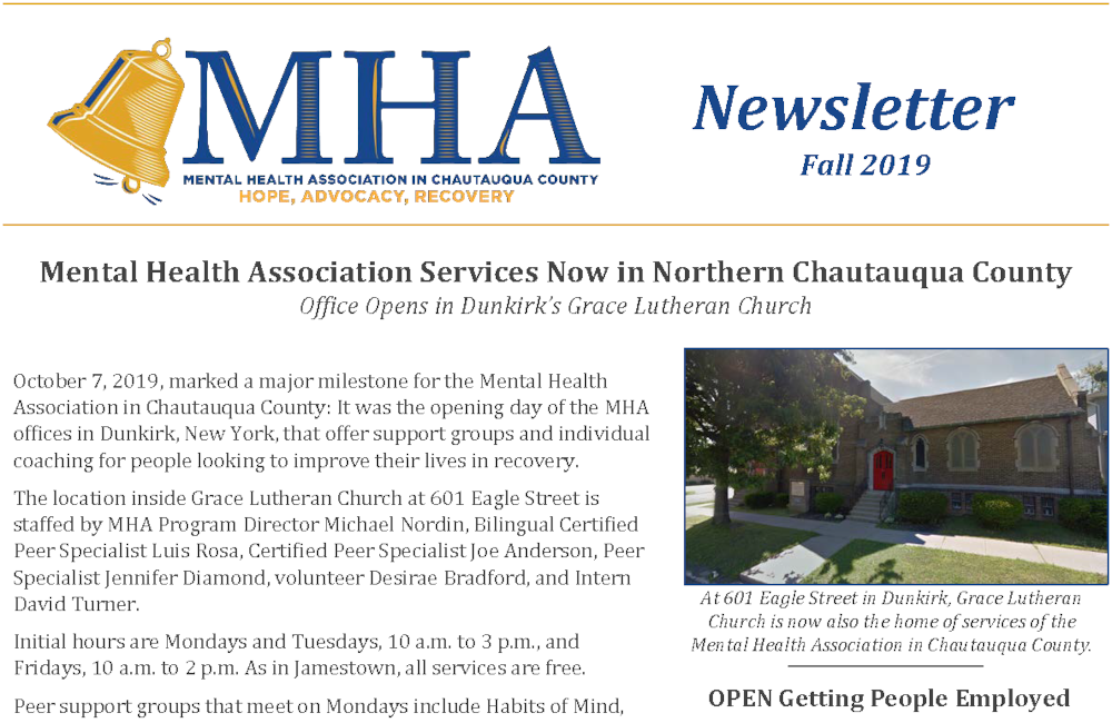 MHA Newsletter