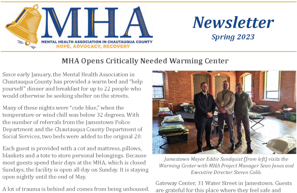 MHA Newsletter
