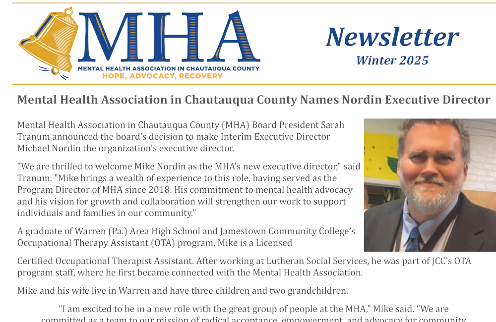 MHA Newsletter